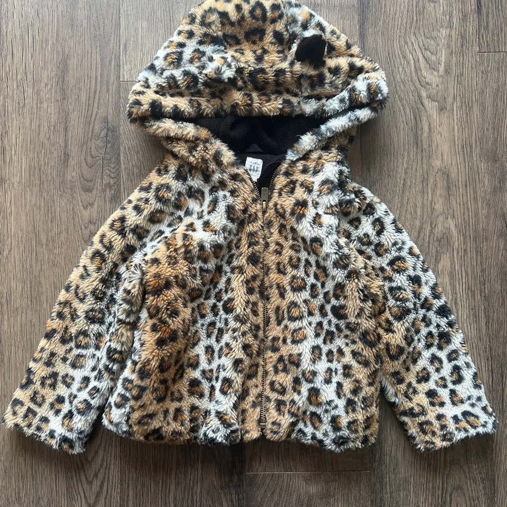 Leopard Print Kids Jacket